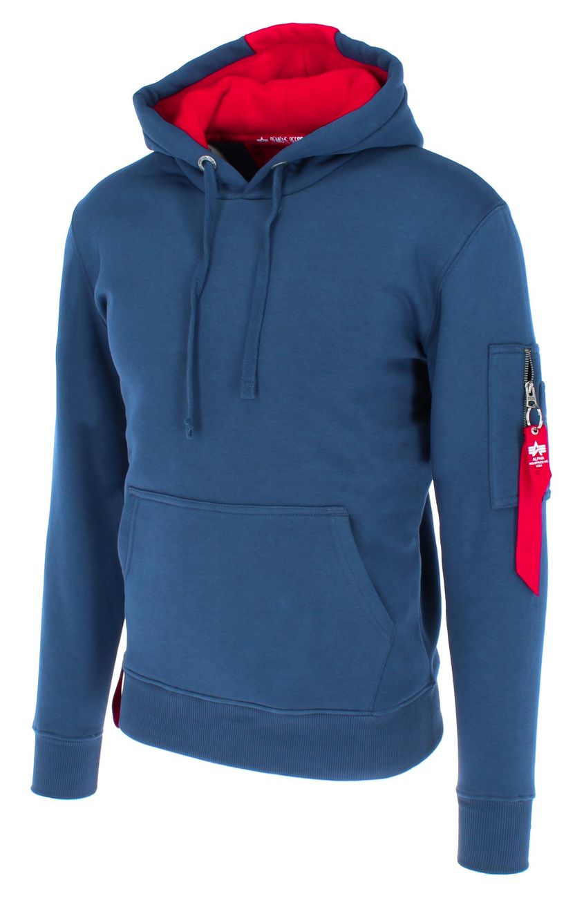 ALPHA INDUSTRIES - RBF II Herren Hoody Inlay in der Kapuze und auf der Rückseite